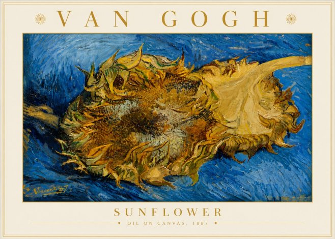 Van Gogh Sunflower No6 - Plakat