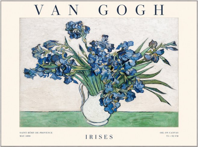 Van Gogh Irises II No1 - Plakat