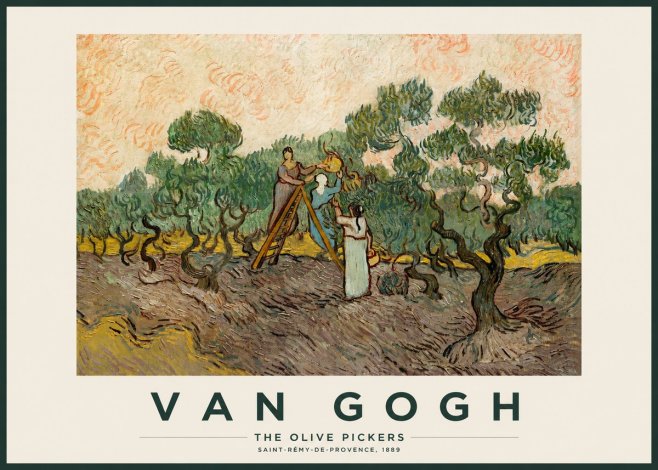 Van Gogh The Olive Pickers I No2 - Plakat