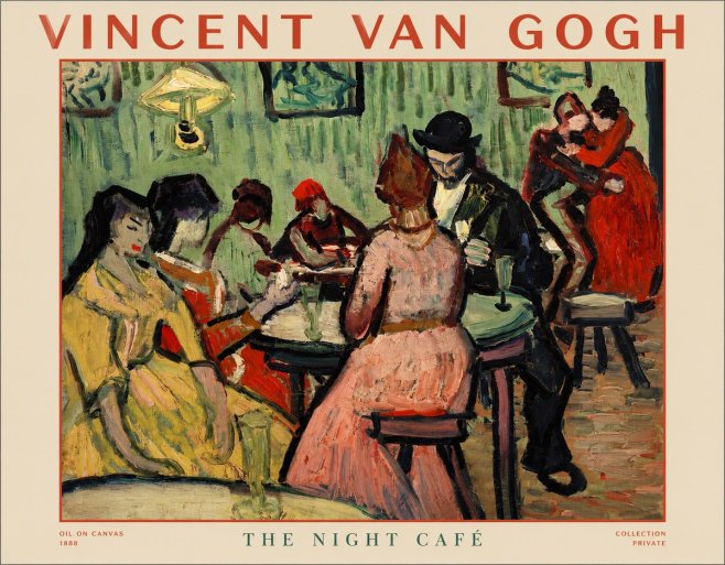 Van Gogh The Night Café I No1 - Plakat