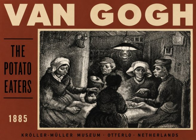 Van Gogh The Potato Eaters I No3 - Plakat