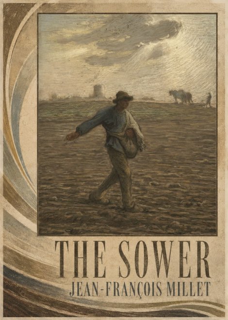 Jean-François Millet The Sower I No2 - Plakat