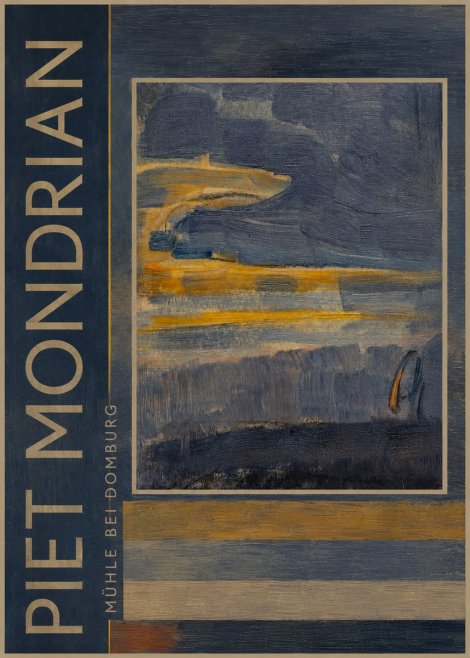 Piet Mondrian Mühle Bei Domburg No3 - Plakat