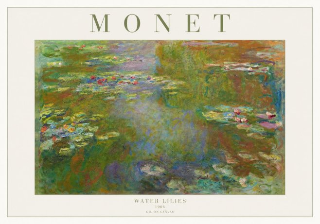 Monet Water Lilies III No1 - Plakat