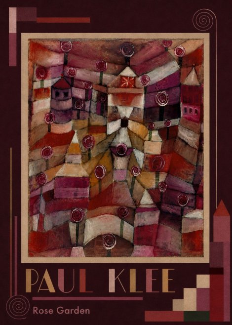 Paul Klee Rose Garden No5 - Plakat
