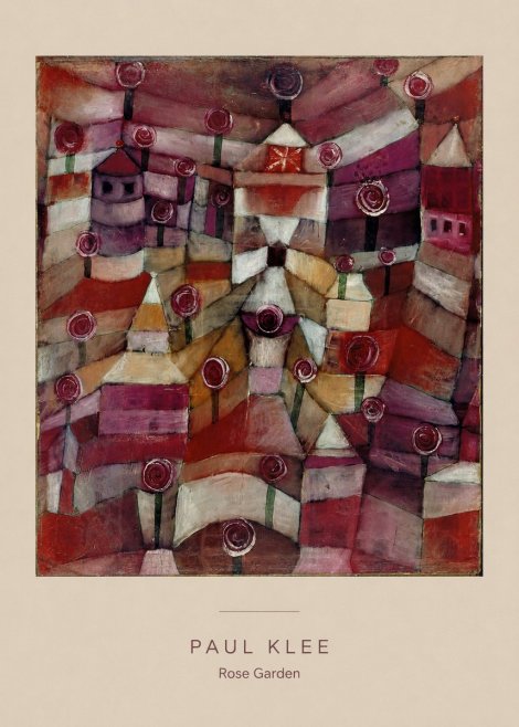 Paul Klee Rose Garden No6 - Plakat