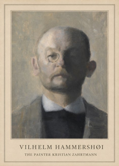 Vilhelm Hammershøi Self-portrait I No3 - Plakat