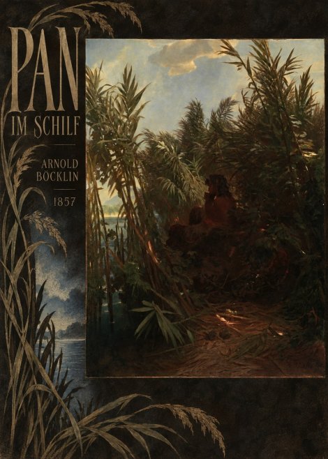 Arnold Böcklin Pan Im Schilf No6 - Plakat
