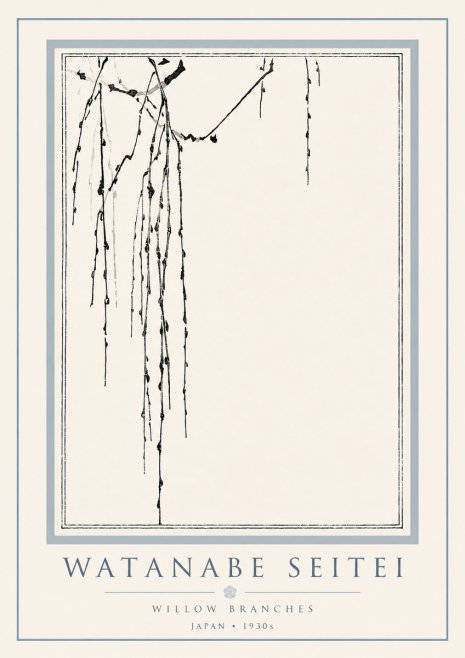 Watanabe Seitei Willow Branches I No6 - Plakat