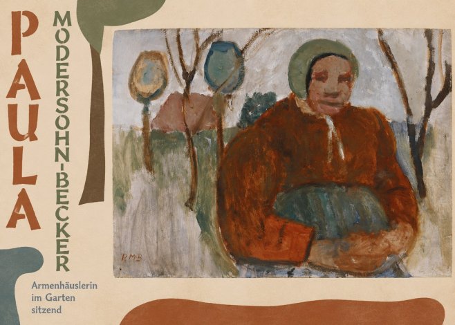 Paula Modersohn-Becker Armenhäuslerin Im Garten Sitzend No6 - Plakat