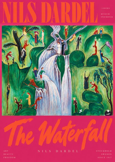 Nils Dardel The Waterfall No2 - Plakat