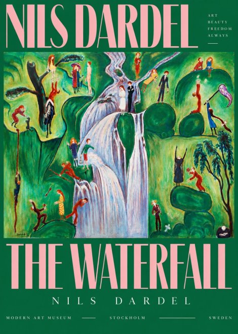 Nils Dardel The Waterfall No4 - Plakat