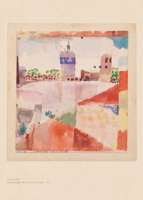 Paul Klee Hammamet with Its Mosque No5 - Plakat