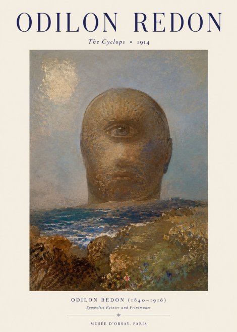 Odilon Redon The Cyclops I No1 - Plakat