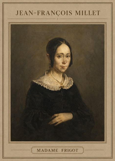 Jean-François Millet Madame Frigot No4 - Plakat