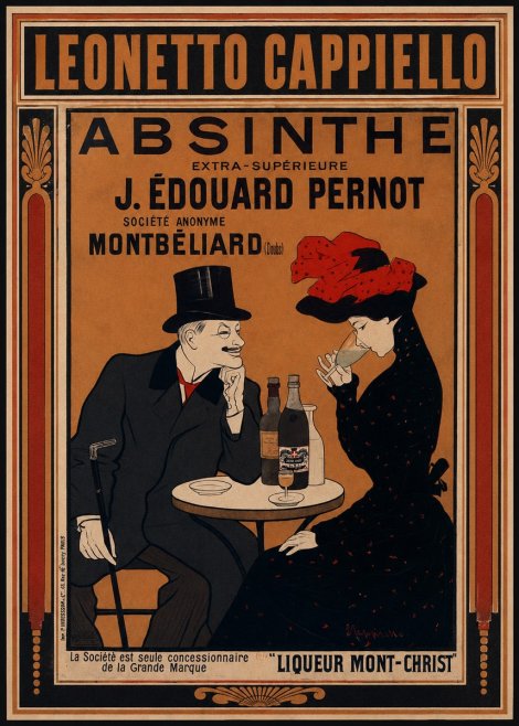 Leonetto Cappiello Absinthe J. Édouard Pernot No1 - Plakat