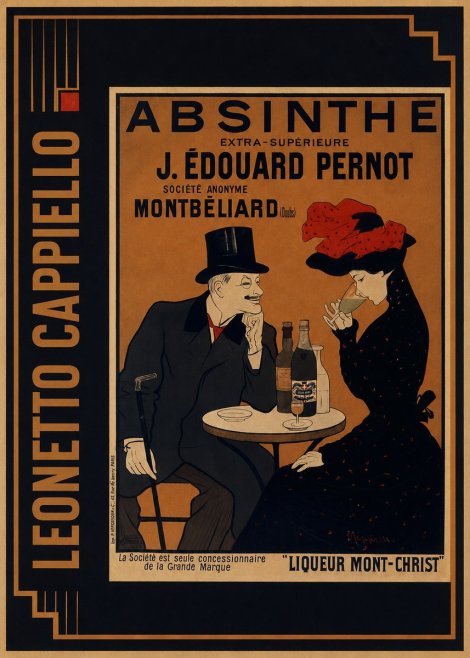Leonetto Cappiello Absinthe J. Édouard Pernot No2 - Plakat