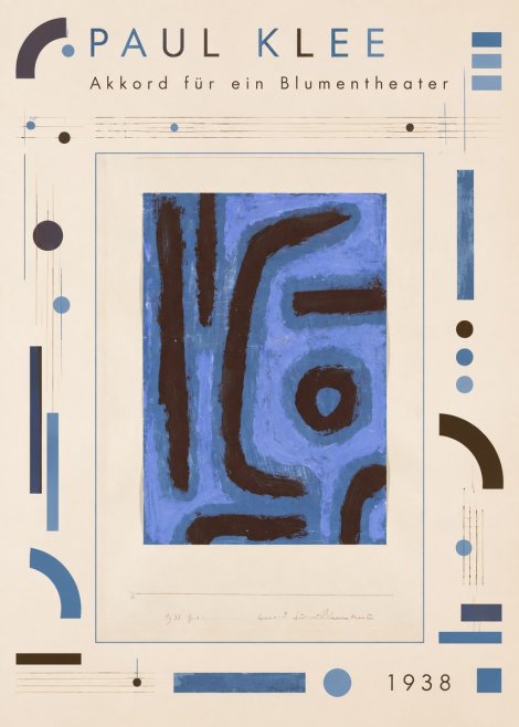 Paul Klee Akkord Für Ein Blumentheater No4 - Plakat