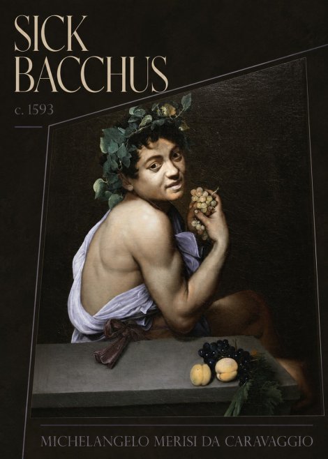 Michelangelo Merisi da Caravaggio Sick Bacchus No4 - Plakat