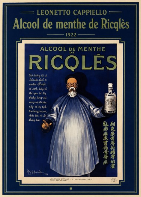 Leonetto Cappiello Alcool De Menthe De Ricqlès II No1 - Plakat