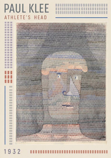 Paul Klee Athlete's Head No1 - Plakat