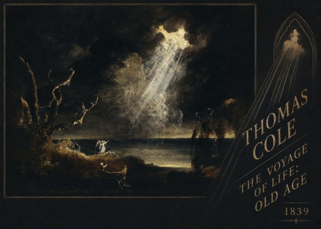 Thomas Cole The Voyage of Life: Old Age I No2 - Plakat