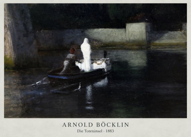 Arnold Böcklin Die Toteninsel III No2 - Plakat