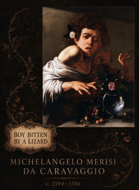Michelangelo Merisi da Caravaggio Boy Bitten by a Lizard No6 - Plakat