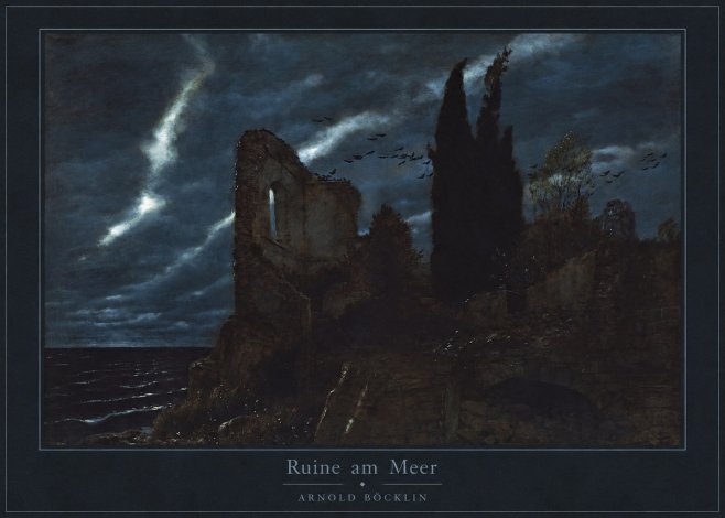 Arnold Böcklin Ruine Am Meer I No4 - Plakat