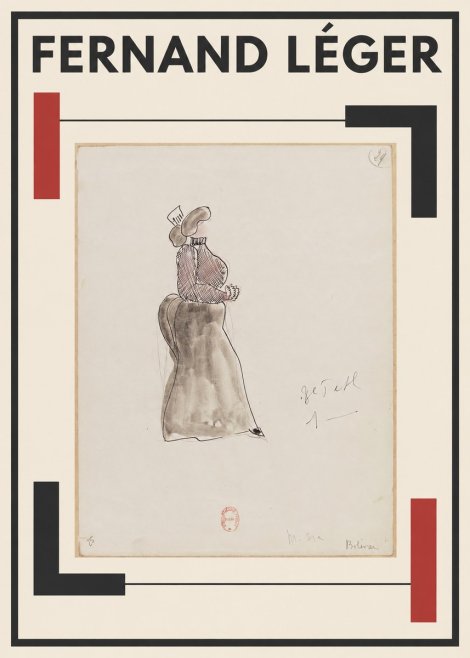 Fernand Léger Misia Billevan No1 - Plakat