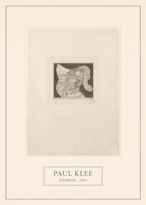 Paul Klee Komiker No5 - Plakat