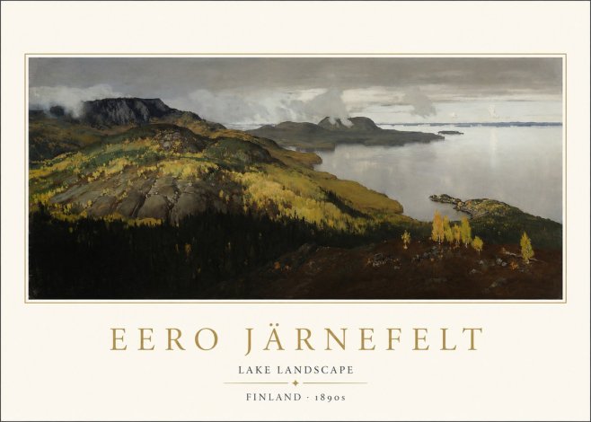 Eero Järnefelt Lake Landscape No1 - Plakat