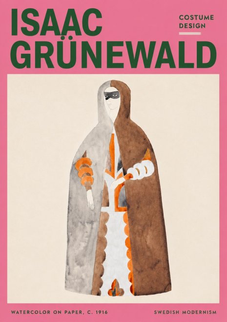 Isaac Grünewald Costume Design VI No3 - Plakat