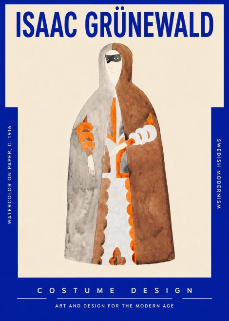 Isaac Grünewald Costume Design VI No4 - Plakat