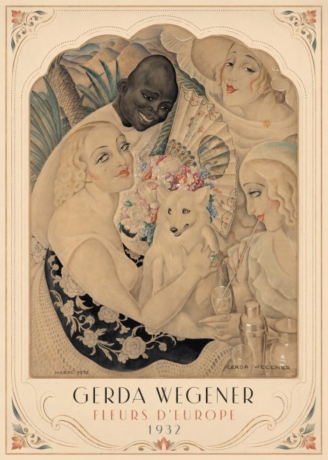 Gerda Wegener Fleurs D'europe No3 - Plakat