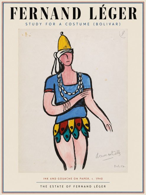 Fernand Léger Danse Rituelle No3 - Plakat