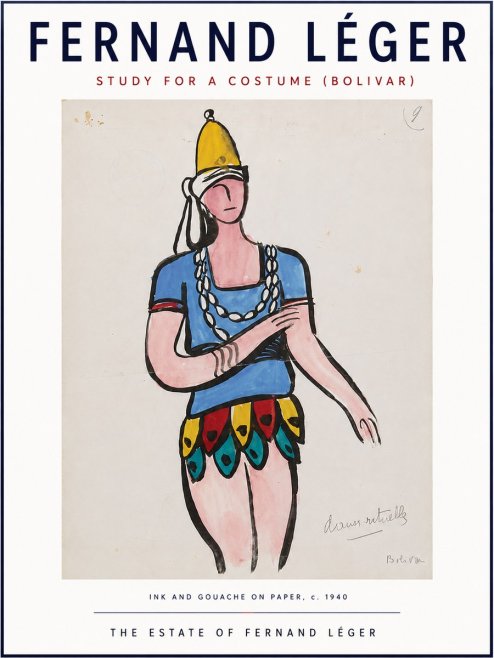 Fernand Léger Danse Rituelle No4 - Plakat