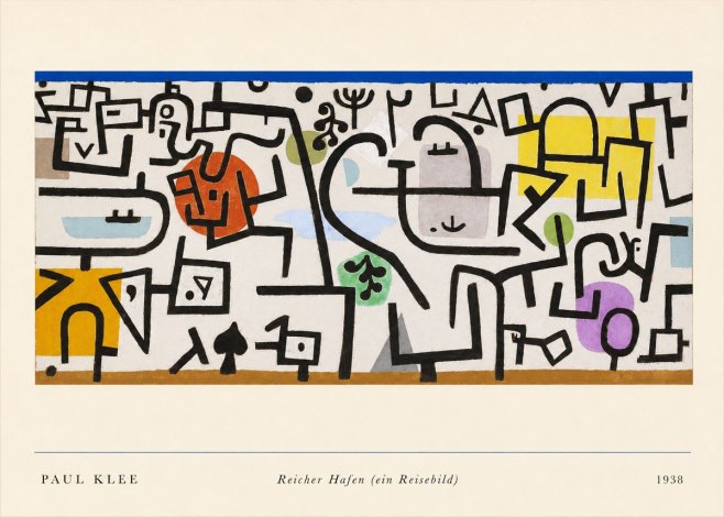 Paul Klee Reicher Hafen (Ein Reisebild) II No4 - Plakat