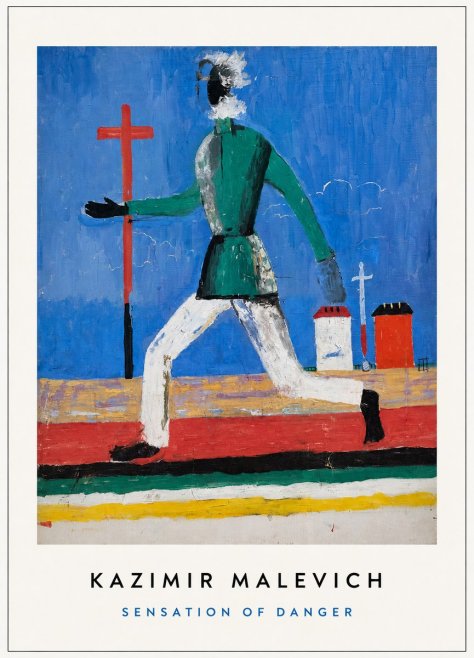 Kazimir Malevich Sensation of Danger No3 - Plakat