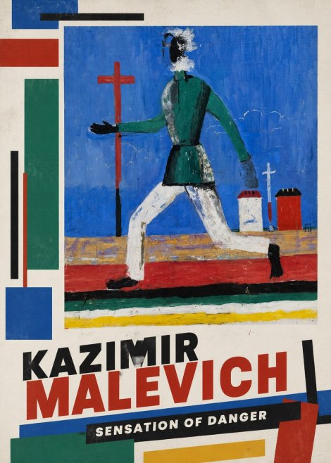 Kazimir Malevich Sensation of Danger No4 - Plakat