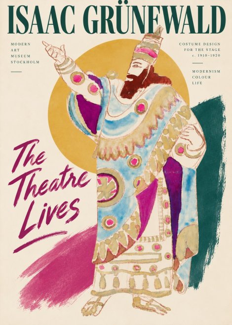 Isaac Grünewald The Theatre Lives No5 - Plakat