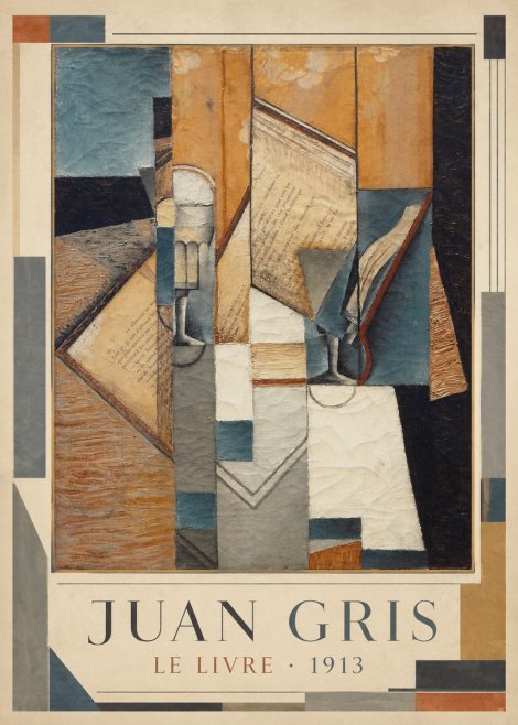Juan Gris Le Livre No1 - Plakat