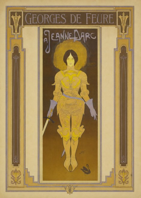 Georges de Feure À Jeanne D'arc No3 - Plakat