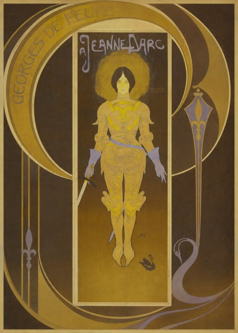 Georges de Feure À Jeanne D'arc No6 - Plakat