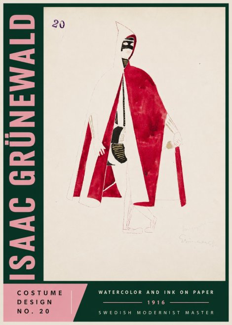 Isaac Grünewald Costume Design No. 20 No4 - Plakat
