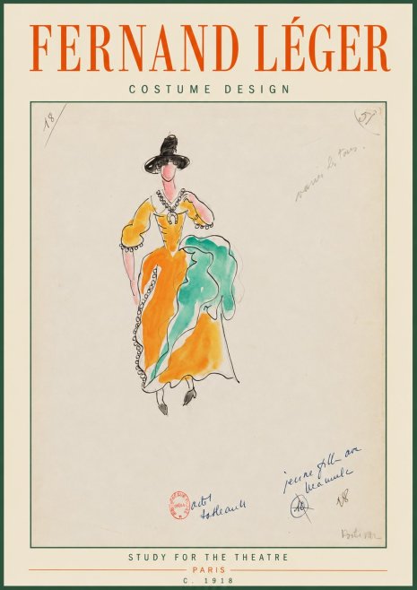 Fernand Léger Study for the Theatre No2 - Plakat