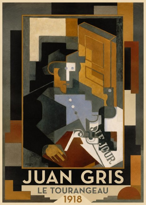 Juan Gris Le Tourangeau No1 - Plakat