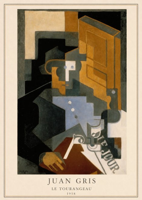 Juan Gris Le Tourangeau No4 - Plakat