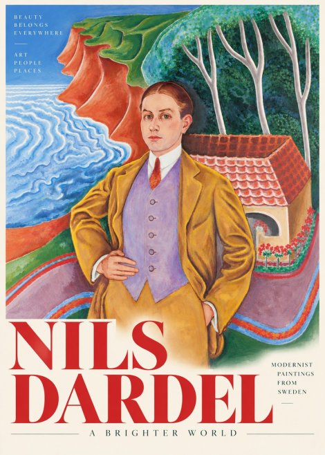 Nils Dardel Portrait in a Southern Landscape No4 - Plakat