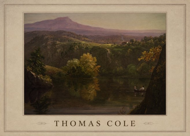 Thomas Cole View of the Catskill Mountains, Early Autumn No1 - Plakat